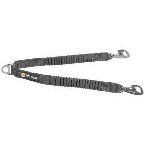 Ruffwear Double Track Coupler in Basalt Grey